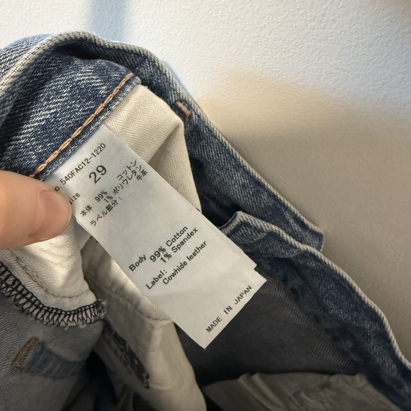 Moussy Vintage Gibraltar Straight Blue Jeans Size 29 - Picture 9 of 12